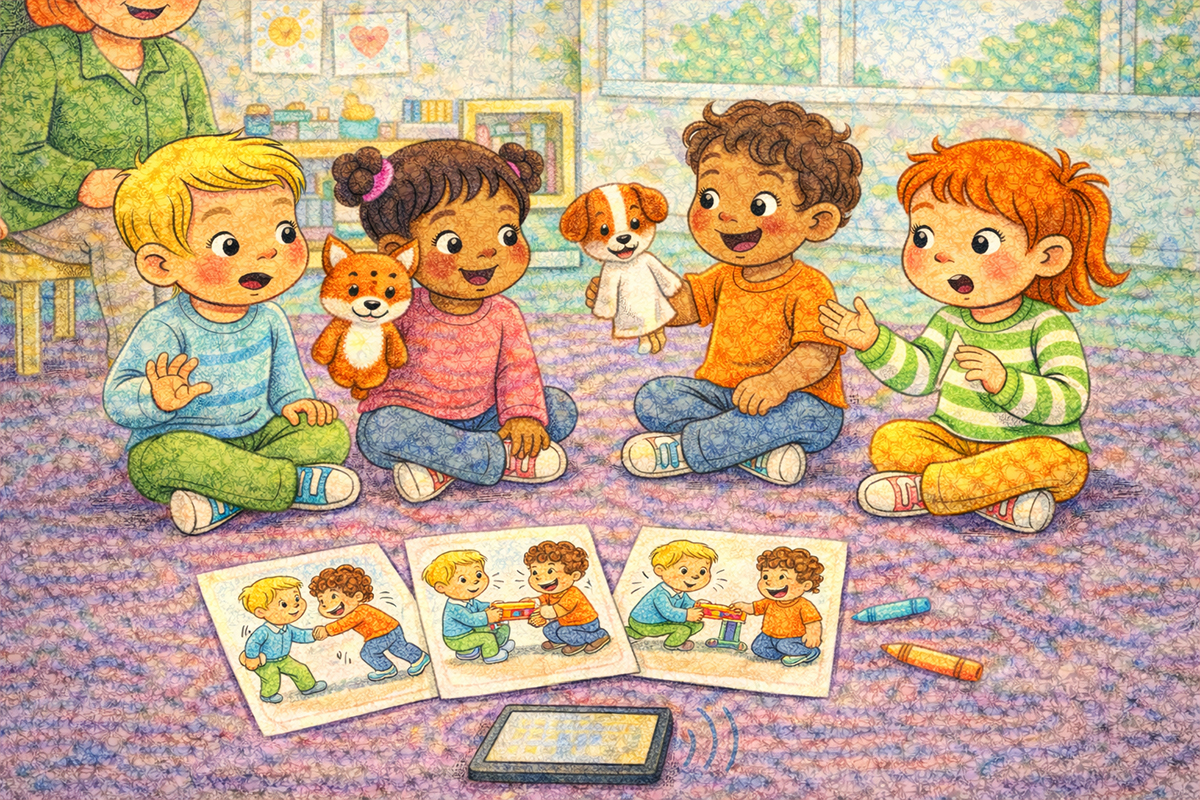 Our Friendship: How to Deal with Challenging Situations in Kindergarten